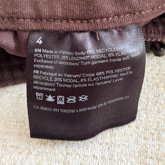 lululemon Espresso Ribbed Softstreme High-Rise Pant 32.5" size 4 - Picture 15 of 16